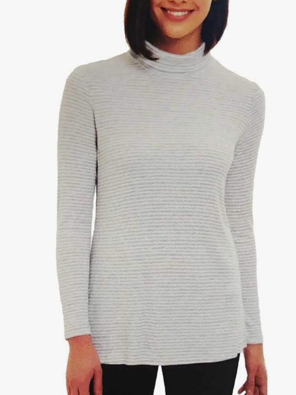 Jones New York Women's Long Sleeve Turtle Neck SW